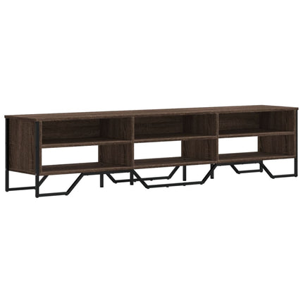 Mobile Porta TV Rovere Marrone 180x34x41cm in Legno Multistrato