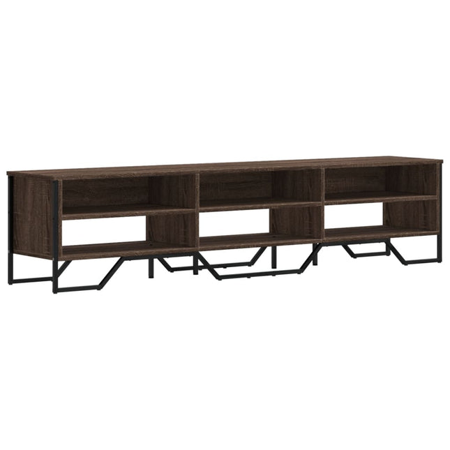 Mobile Porta TV Rovere Marrone 180x34x41cm in Legno Multistrato