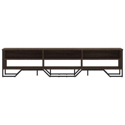 Mobile Porta TV Rovere Marrone 180x34x41cm in Legno Multistrato