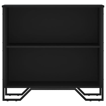 Libreria Nera 80x31x74,5 cm in Legno Multistrato