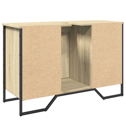 Mobile Lavabo Bagno Rovere Sonoma 91x35x60 cm in Truciolato