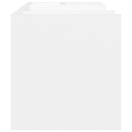 Organizer da Scrivania Bianco 44,5x24x25 cm Legno Multistrato