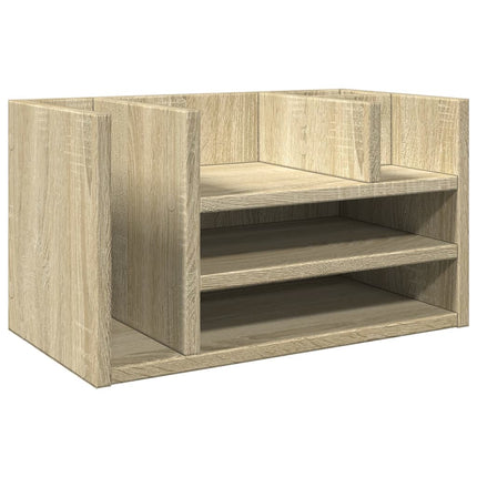 Organizer Scrivania Rovere Sonoma 44,5x24x25 Legno Multistrato