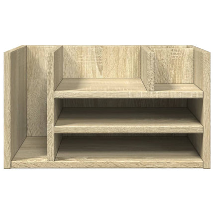 Organizer Scrivania Rovere Sonoma 44,5x24x25 Legno Multistrato