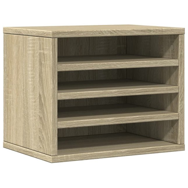 Organizer Scrivania Rovere Sonoma 36x26x29,5 Legno Multistrato