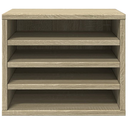 Organizer Scrivania Rovere Sonoma 36x26x29,5 Legno Multistrato