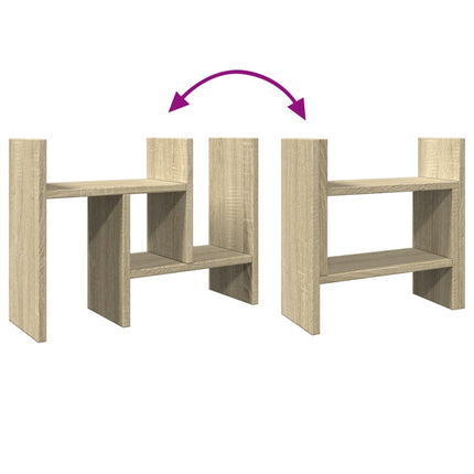 Organizer Scrivania Rovere Sonoma 34,5x15,5x35,5 cm Multistrato