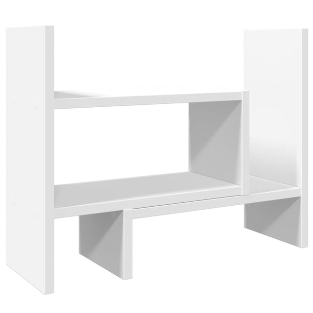 Organizer da Scrivania Bianco 38,5x17x39 cm Legno Multistrato