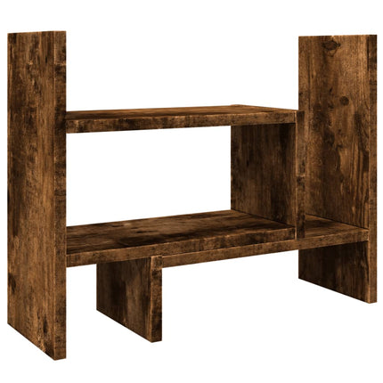 Organizer Scrivania Rovere Fumo 38,5x17x39cm Legno Multistrato