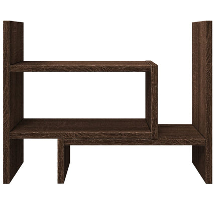 Organizer Scrivania Rovere Marrone 38,5x17x39 Legno Multistrato