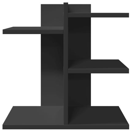 Organizer da Scrivania Nero 42x21,5x42 cm in Legno Multistrato
