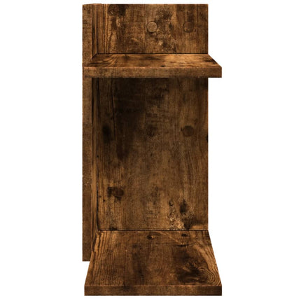 Organizer Scrivania Rovere Fumo 42x21,5x42 cm Legno Multistrato