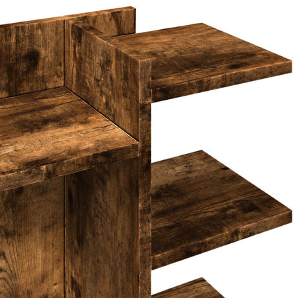 Organizer Scrivania Rovere Fumo 42x21,5x42 cm Legno Multistrato