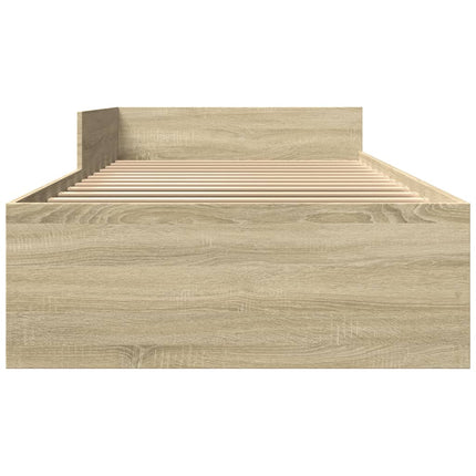 Giroletto senza Materasso Rovere Sonoma 100x200cm in Truciolato