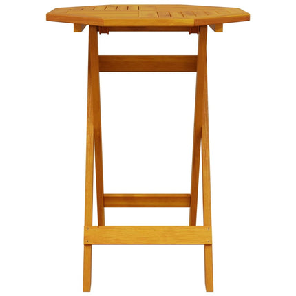 Set BistrÃ² Pieghevole 3pz in Legno Massello di Acacia