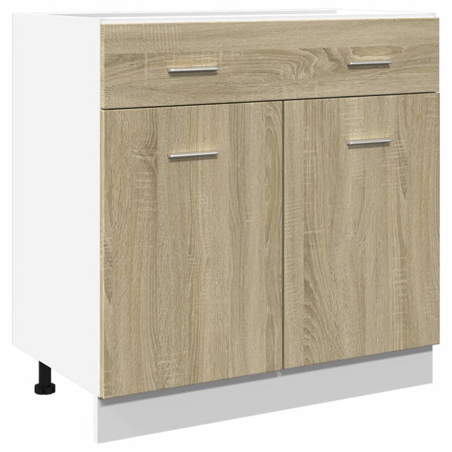Mobile Inferiore Cassetto Rovere Sonoma 80x46x81,5 Multistrato