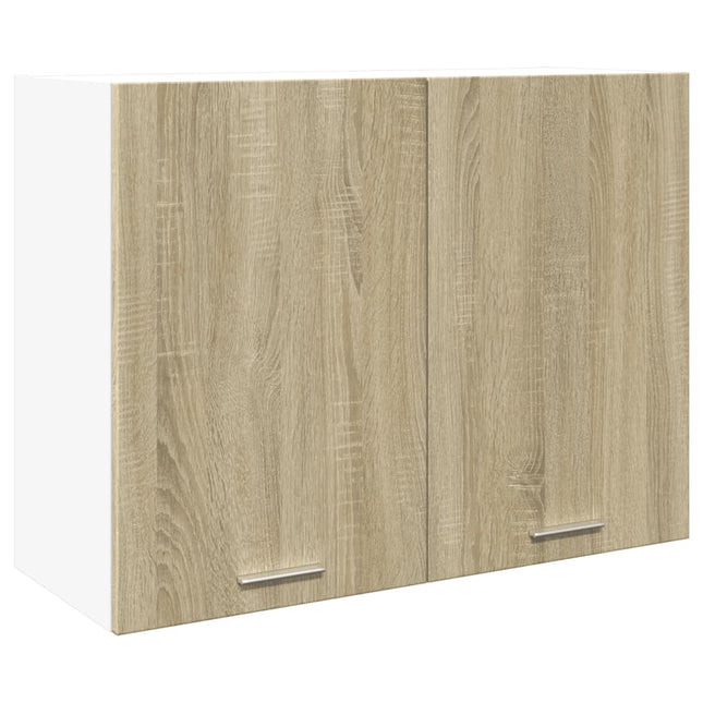 Mobile Pensile Rovere Sonoma 80x31x60 cm in Legno Multistrato