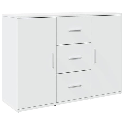 Credenza Bianca 90,5x29,5x65 cm in Truciolato
