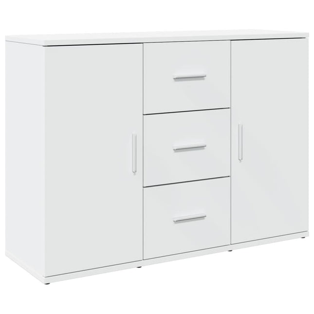 Credenza Bianca 90,5x29,5x65 cm in Truciolato