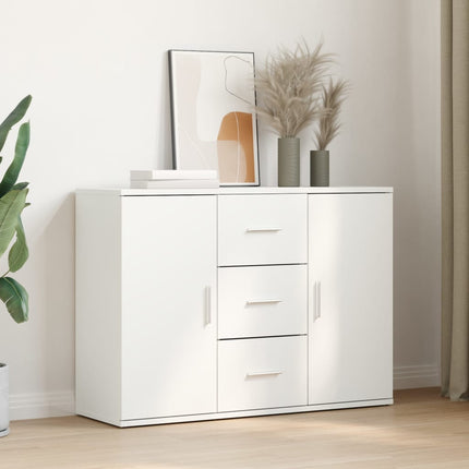 Credenza Bianca 90,5x29,5x65 cm in Truciolato