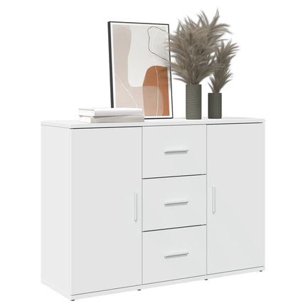 Credenza Bianca 90,5x29,5x65 cm in Truciolato