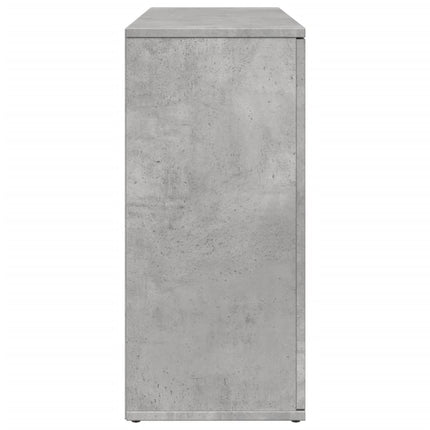 Credenza Grigio Cemento 90,5x29,5x65 cm in Truciolato