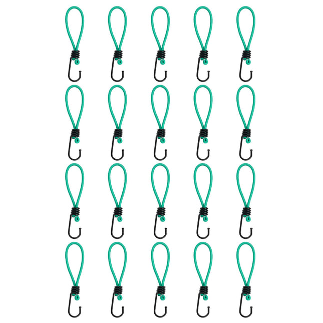 Corde Elastiche con Ganci 20 pz 15 cm