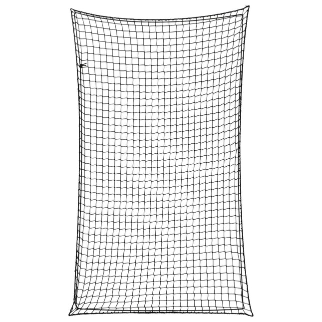 Rete per Rimorchio con Corda Elastica Nero 2,1x1,25 m in PP