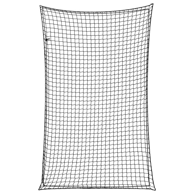 Rete per Rimorchio con Corda Elastica Nero 4x2,5 m in PP
