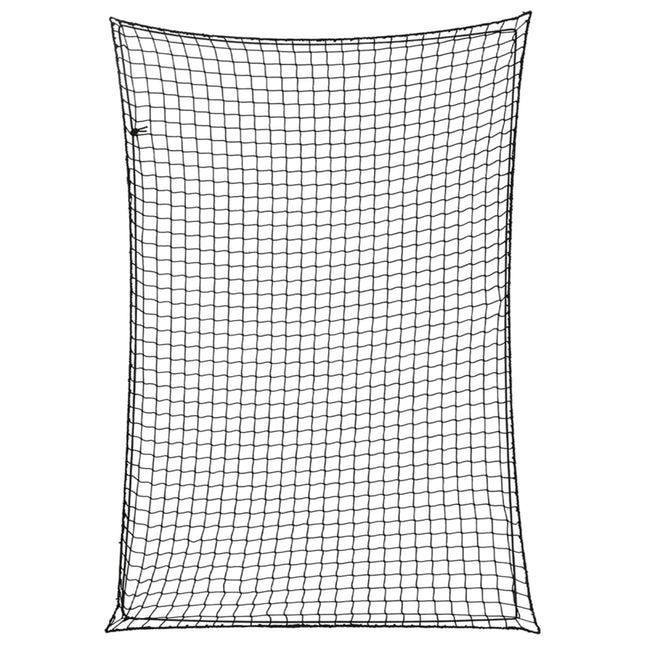 Rete per Rimorchio con Corda Elastica Nero 5x3,5 m in PP