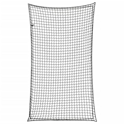 Rete per Rimorchio con Corda Elastica Nero 6x3,5 m in PP