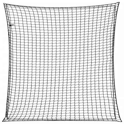 Rete per Rimorchio con Corda Elastica Nero 4x4 m in PP