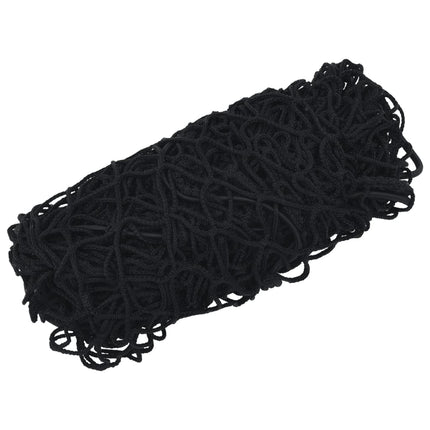 Rete per Rimorchio con Corda Elastica Nero 4x4 m in PP