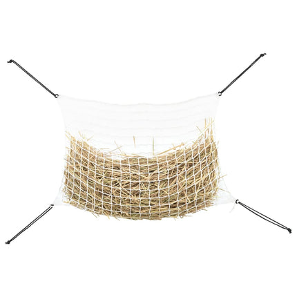 Reti da Fieno 2pz Rettangolari Bianchi 150x90 cm in PP