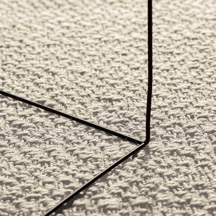 Tappeto ZIZUR Crema 80x150 cm Aspetto Iuta Interni ed Esterni
