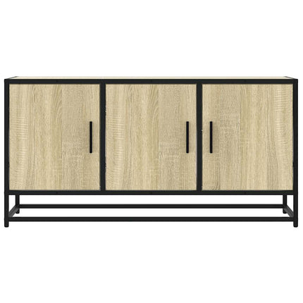 Mobile TV Rovere Sonoma 100x35x50 cm Legno Multistrato Metallo