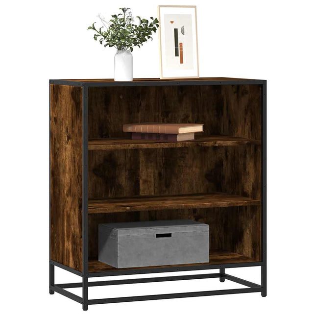 Credenza Rovere Fumo 68x35x76 cm in Truciolato