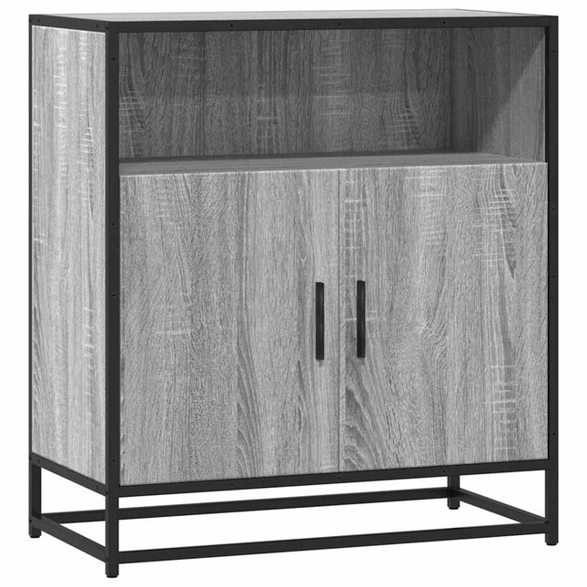 Credenza Grigio Sonoma 68x35x76 cm in Legno Multistrato