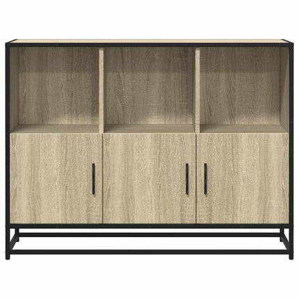 Credenza Rovere Sonoma 100x35x76 cm in Legno Multistrato