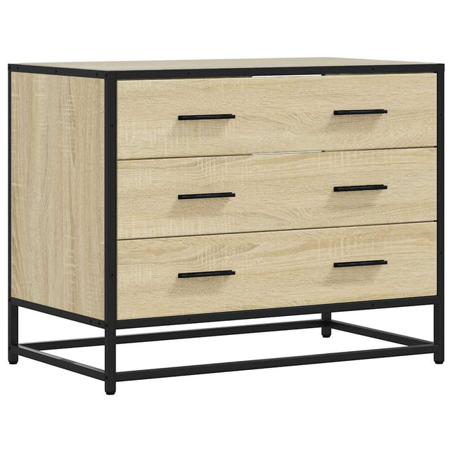 Cassettiera Rovere Sonoma 70x41x56 cm in Legno Multistrato