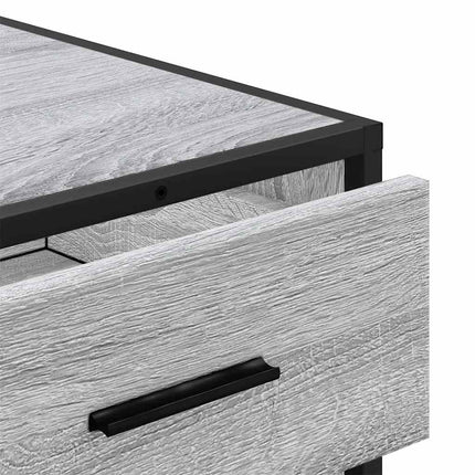 Cassettiera Grigio Sonoma 70x41x56 cm in Legno Multistrato