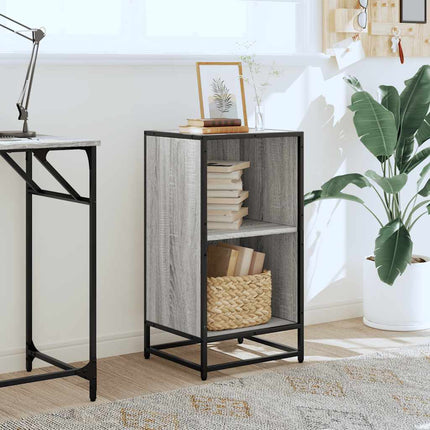 Libreria Grigio Sonoma 40x35x76 cm in Legno Multistrato