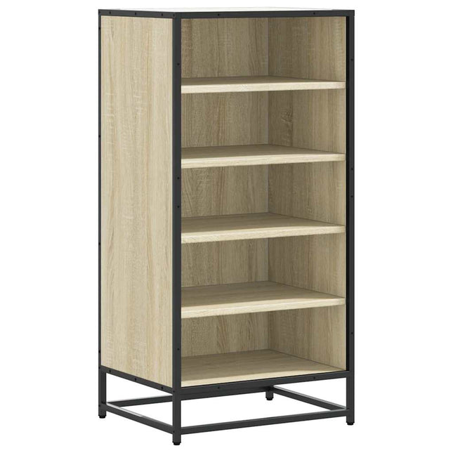 Scarpiera Rovere Sonoma 48x38x97,5 cm in Legno Multistrato