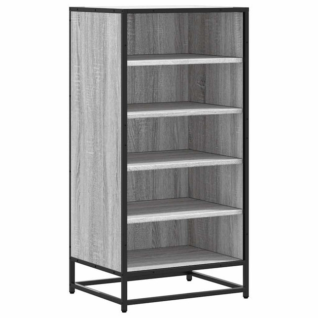 Scarpiera Grigio Sonoma 48x38x97,5 cm in Legno Multistrato