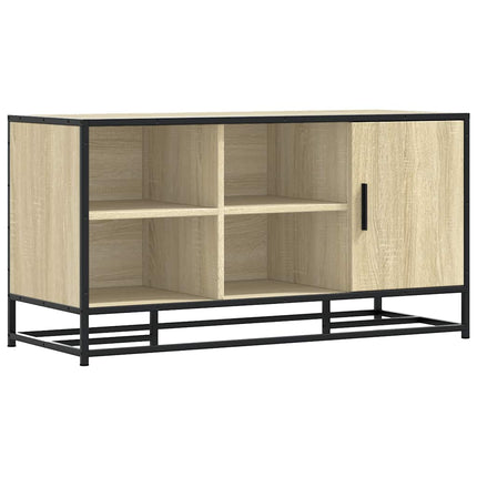 Scarpiera Sonoma Rovere 100x40x53,5 cm in Truciolato e Metallo