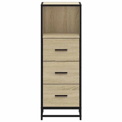 Armadietto Bagno Rovere Sonoma 35x37,5x100 cm Legno Multistrato
