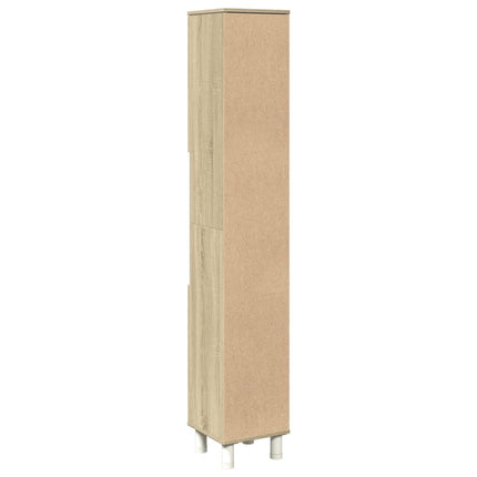 Mobile da Bagno Rovere Sonoma 30,5x30x179cm in Truciolato