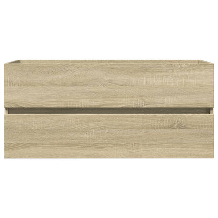 Mobile Lavabo Bagno Rovere Sonoma 100x38,5x45 cm in Truciolato