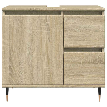 Mobile Lavabo da Bagno Rovere Sonoma 65x33x60 cm in Truciolato