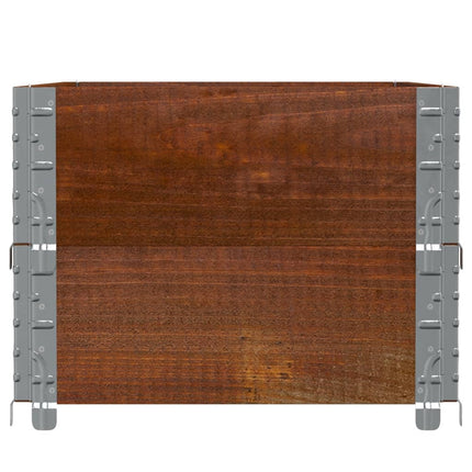 Fioriera da Giardino Marrone 100x50 cm Legno Massello di Pino